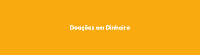 Doações em Dinheiro